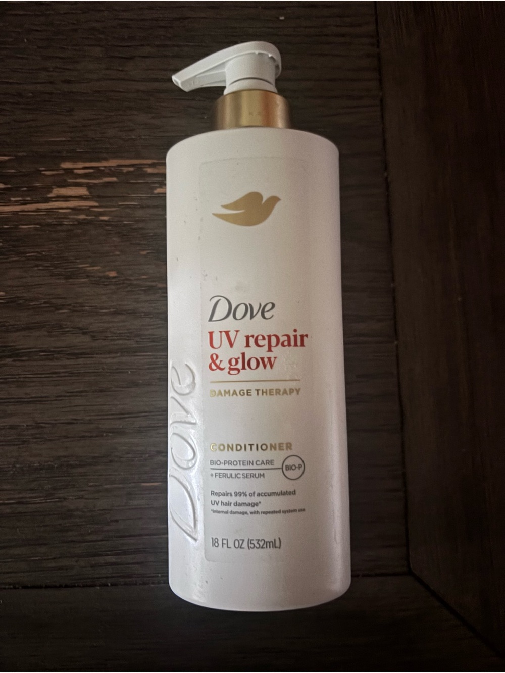 Dove UV Repair & Glow Conditioner — White